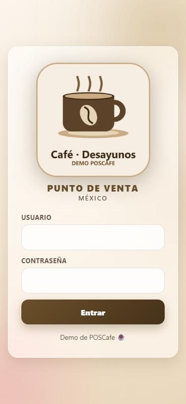Acceso con el logo del negocio